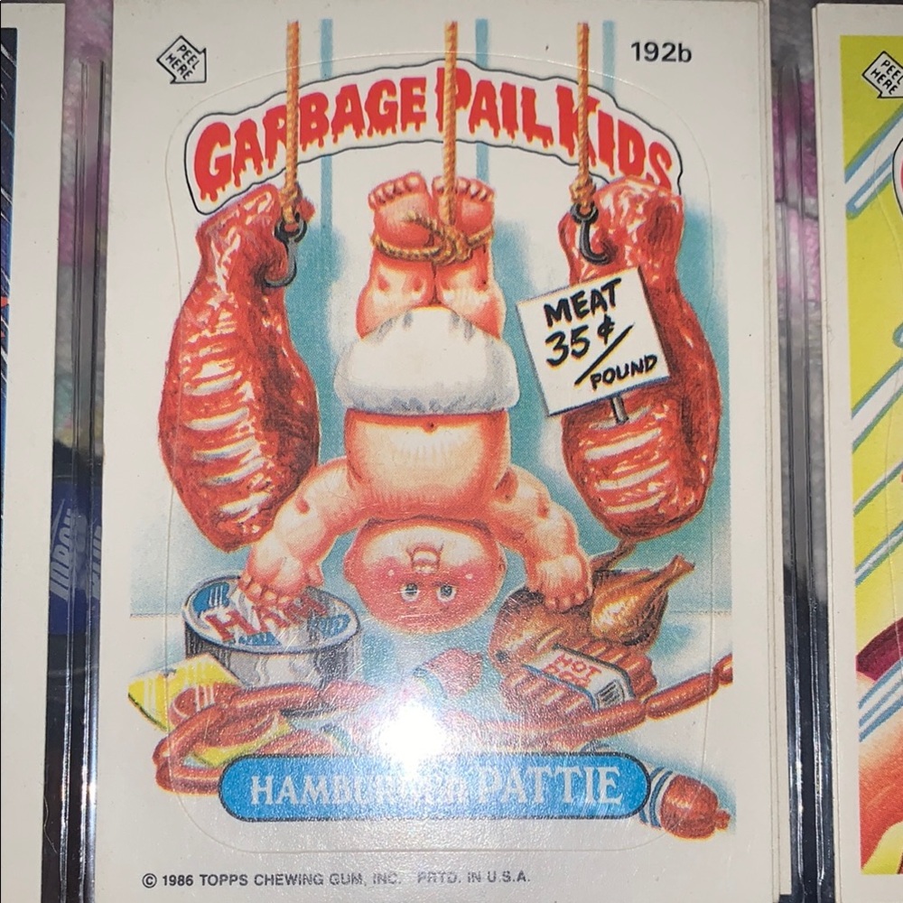 Garbage Pail Kids Trading Card - Hamburger Pattie 192B